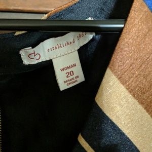 Gorgeous stripey, semiformal dress 👗